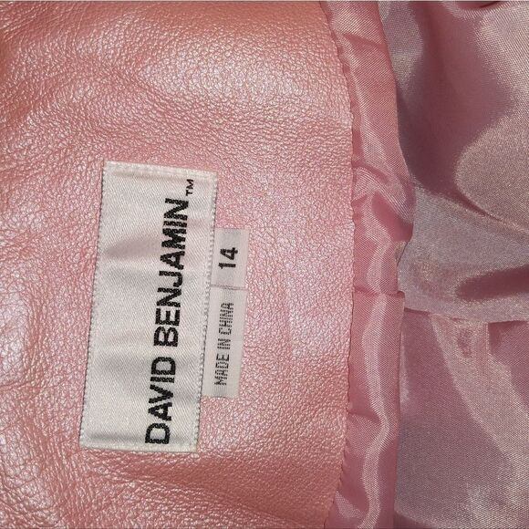 David Benjamin Vintage Pink Iridescent Leather Suit (NO HAT!) - Picture 7 of 13
